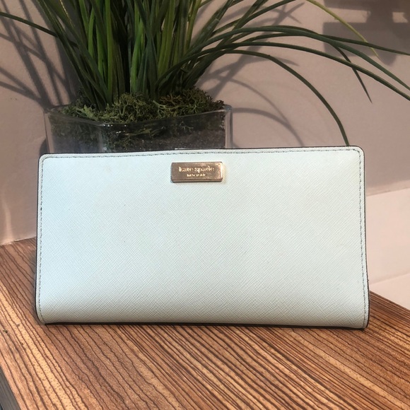 kate spade Handbags - Kate Spade Newbury Lane Stacy wallet baby blue (graceblue)